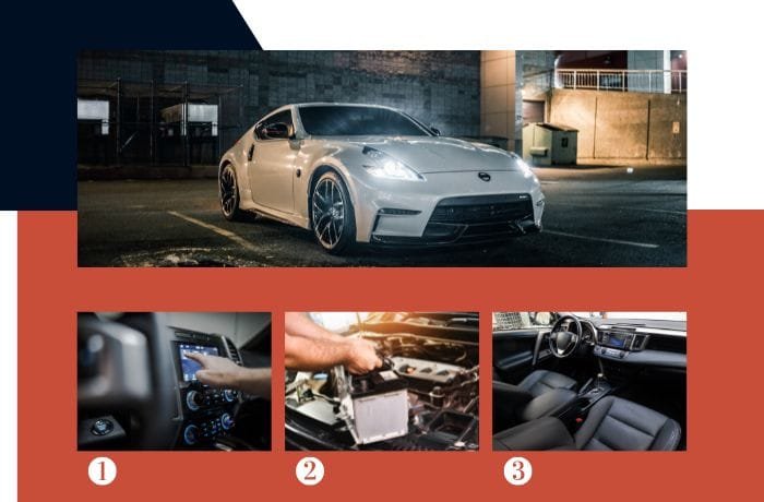 فحص المكونات الكهربائىة الداخلية والخارجية