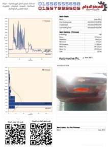 🚨 مش كل عربية فابريكة! 🟢 أخضر = دهان مصنع 🔴 أحمر = رش / معجون 📊 تقرير كامل بالألوان + جداول + صورة + توقيت افحص قبل ما تدفع 💸 📞 01556555698