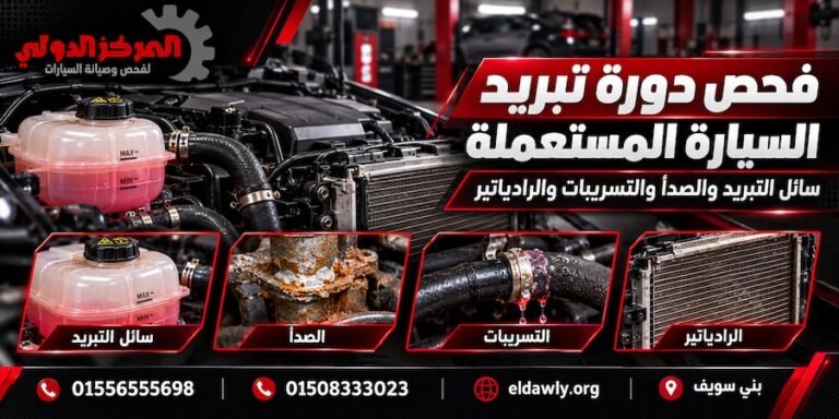 معنى فحص دورة تبريد السيارة المستعملة