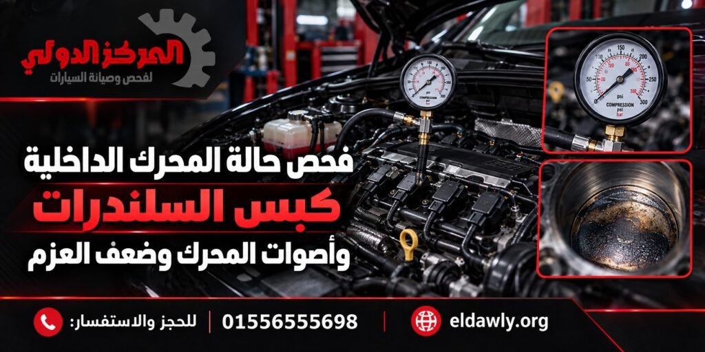 فحص حالة المحرك الداخلية للسيارة المستعملة | كبس السلندرات وأصوات المحرك وضعف العزم