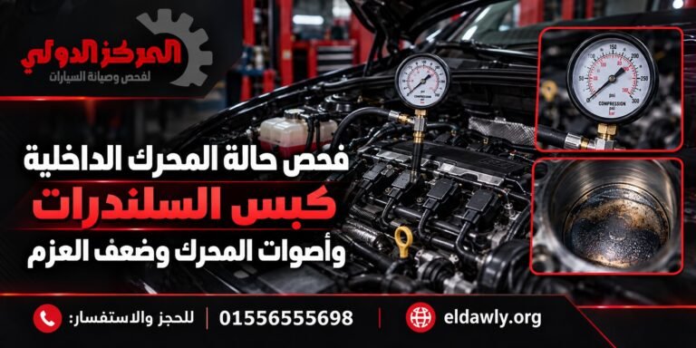 فحص حالة المحرك الداخلية للسيارة المستعملة | كبس السلندرات وأصوات المحرك وضعف العزم