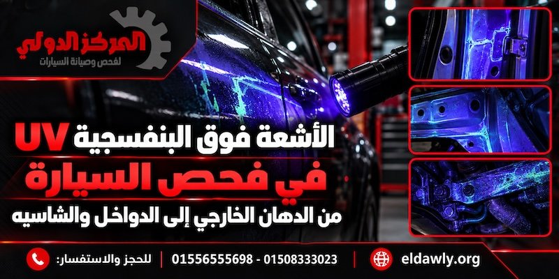 الأشعة فوق البنفسجية UV في فحص السيارة | من الدهان الخارجي إلى الدواخل والشاسيه