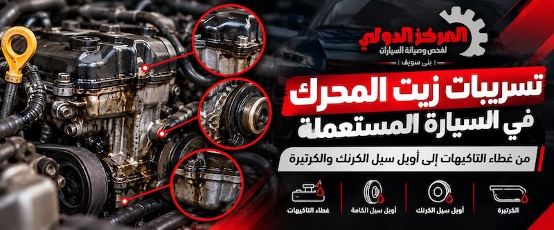 تسريبات زيت المحرك في السيارة المستعملة